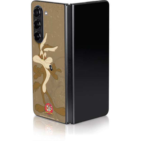 Looney Tunes Wile E Coyote Double Galaxy Z Fold5 5G Skin